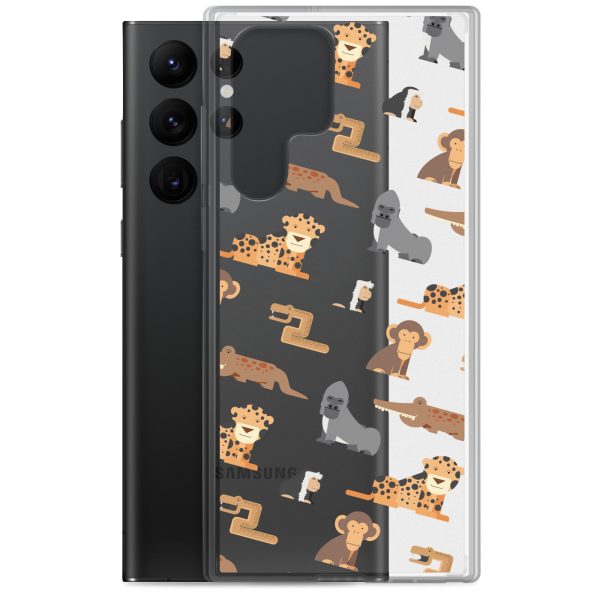 African Jungle Animals Samsung Clear Case
