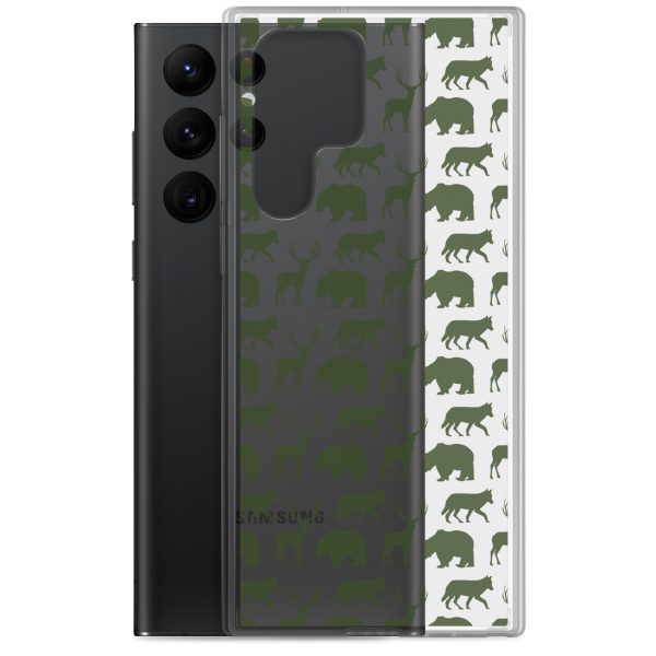 Animals Silhouette Samsung Clear Case
