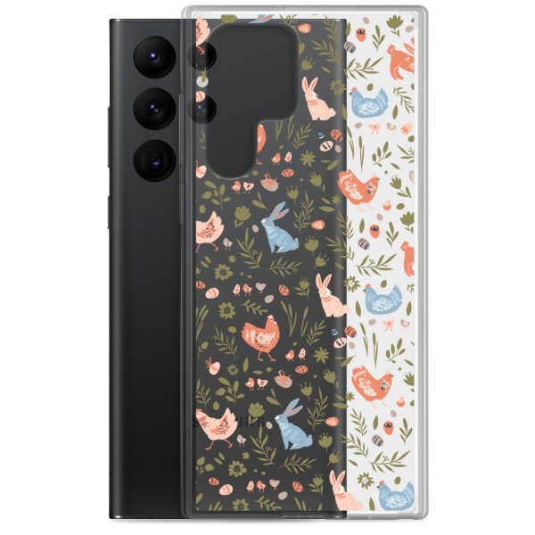 Bunnies and Hens Easter Samsung Clear Case