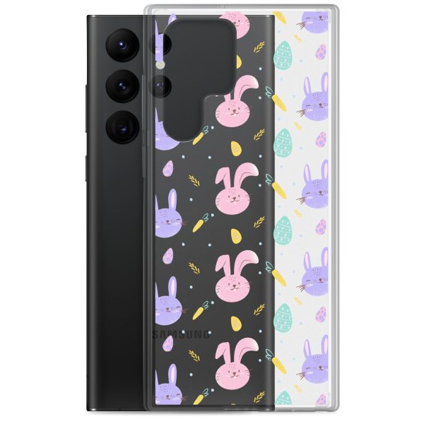 Cute Easter Bunnies Samsung Clear Case
