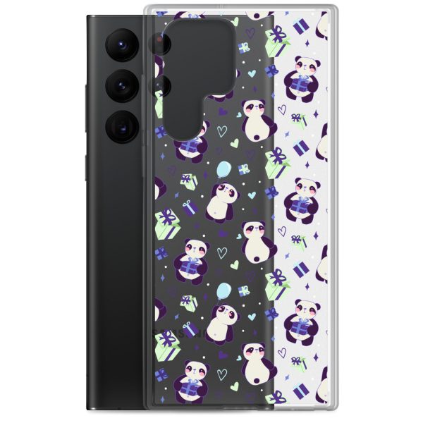 Cute Panda Presents Samsung Clear Case