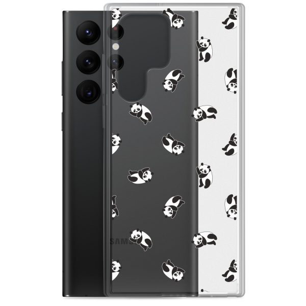 Cute Pandas Samsung Clear Case