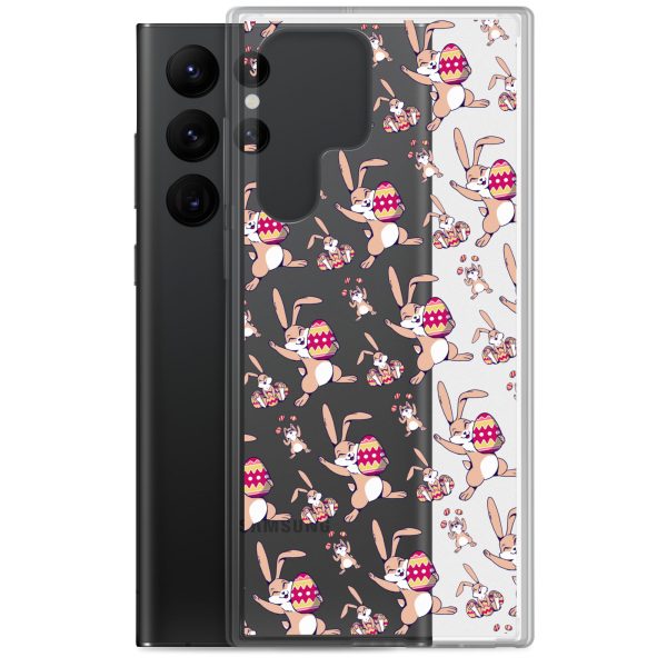 clear-case-for-samsung-samsung-galaxy-s22-ultra-case-with-phone-6a53c3697ca44.jpg Easter Bunny With Egg Samsung Clear Case