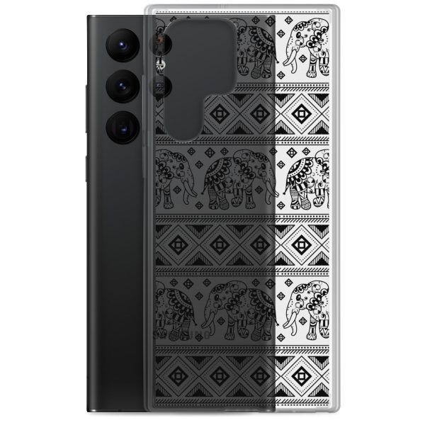 Elephant Mandala Samsung Clear Case