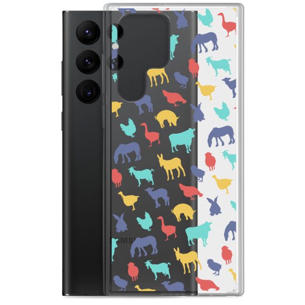 Farm Animals Samsung Clear Case