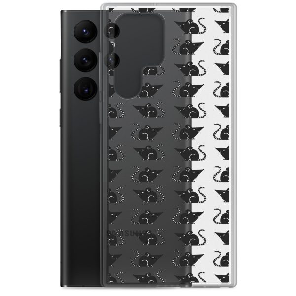 Rat Silhouette Samsung Clear Case