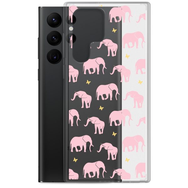 clear-case-for-samsung-samsung-galaxy-s22-ultra-case-with-phone-6a53d25eea071.jpg Seamless Elephant Silhouette Samsung Clear Case