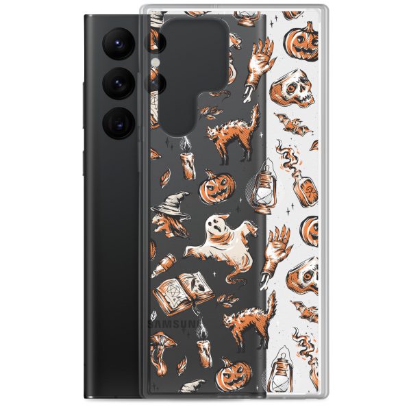 Vintage Halloween Samsung Clear Case