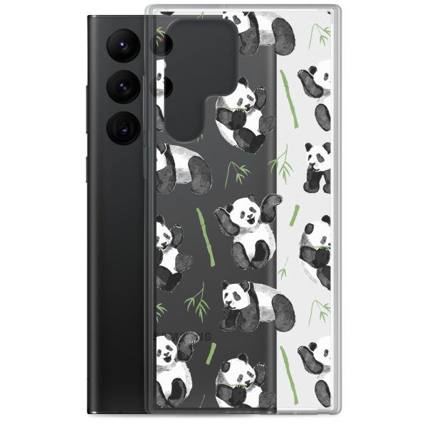 clear-case-for-samsung-samsung-galaxy-s22-ultra-case-with-phone-6a53d4bd6337f.jpg Watercolor Panda Bear Samsung Clear Case