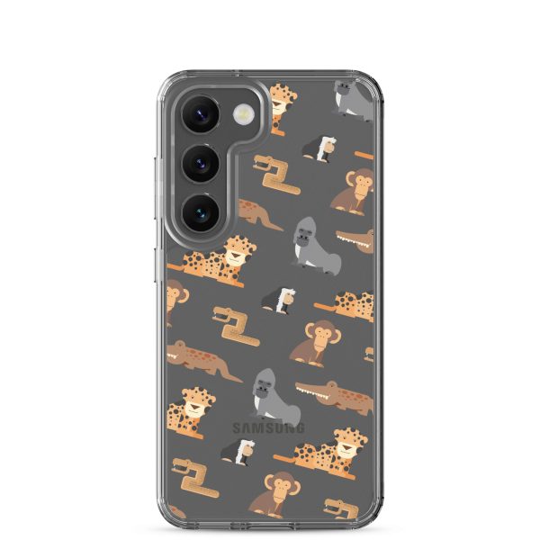 African Jungle Animals Samsung Clear Case