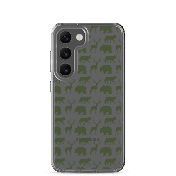 Animals Silhouette Samsung Clear Case