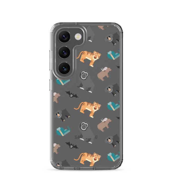 Asian Jungle Animals Samsung Clear Case