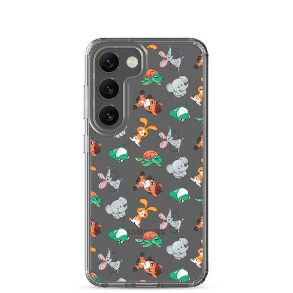 Cute Animals Samsung Clear Case
