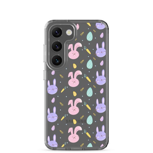 Cute Easter Bunnies Samsung Clear Case
