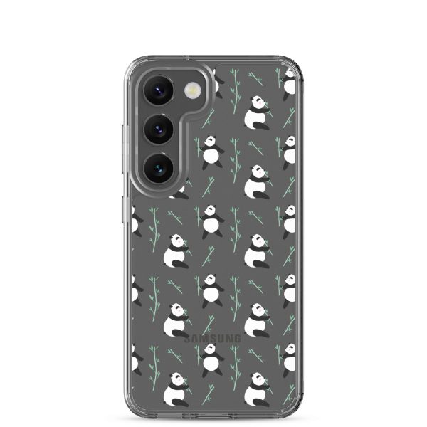 Cute Panda Samsung Clear Case