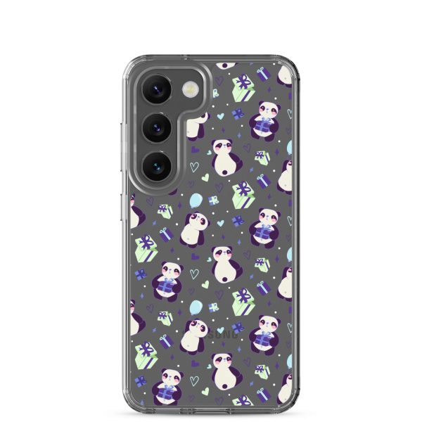 Cute Panda Presents Samsung Clear Case