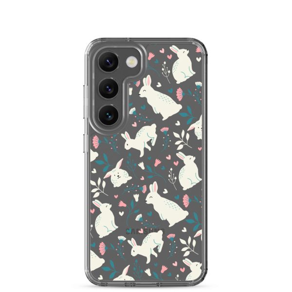 clear-case-for-samsung-samsung-galaxy-s23-case-on-phone-6a53c45a4ba5f.jpg Easter Cute Rabbits Samsung Clear Case