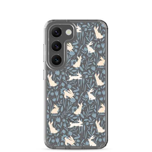 Easter Hopping Bunnies Samsung Clear Case