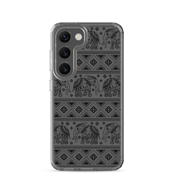 Elephant Mandala Samsung Clear Case