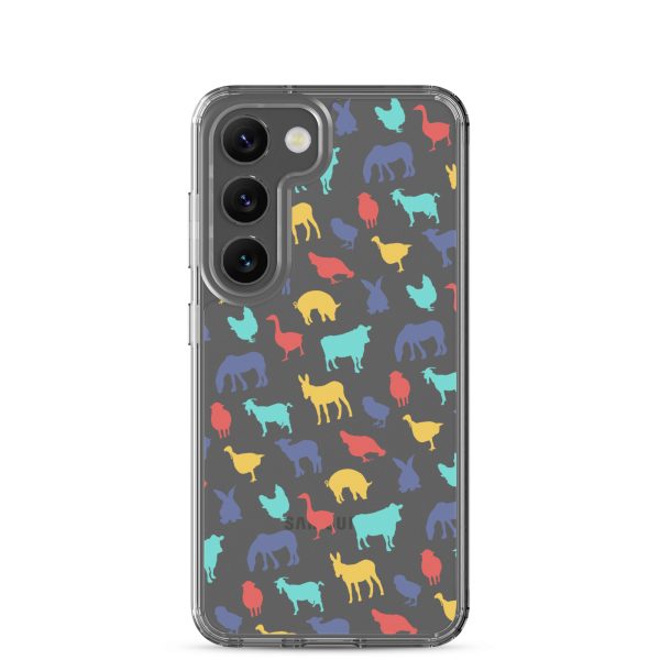 Farm Animals Samsung Clear Case