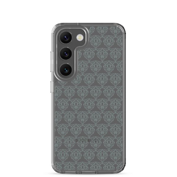 clear-case-for-samsung-samsung-galaxy-s23-case-on-phone-6a53d15d0bdec.jpg Polygonal Bear Samsung Clear Case