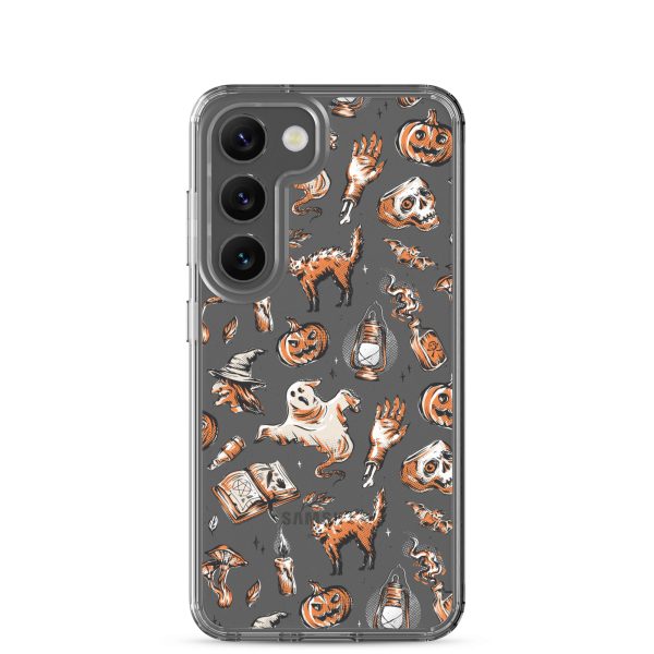 Vintage Halloween Samsung Clear Case