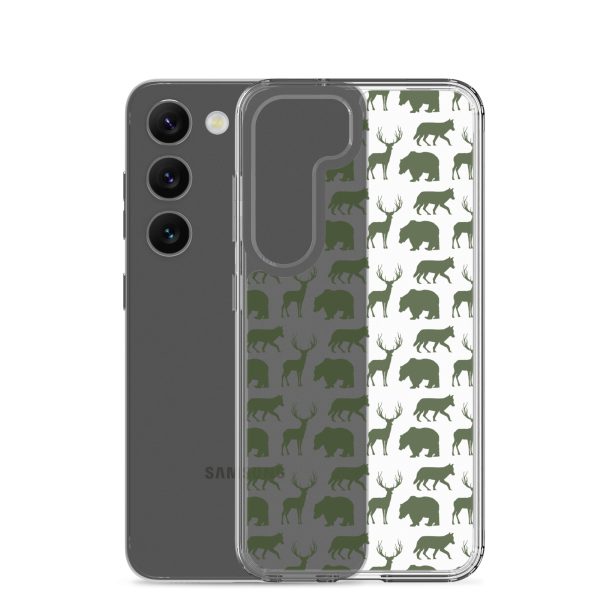 Animals Silhouette Samsung Clear Case