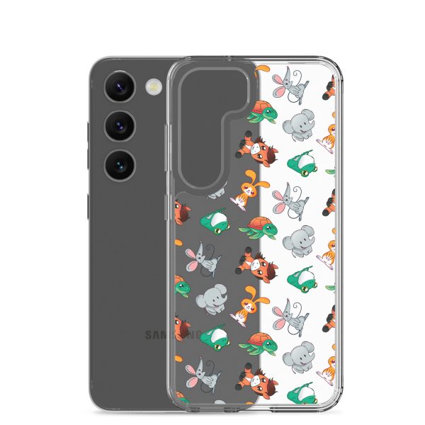 Cute Animals Samsung Clear Case