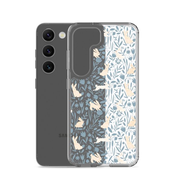 Easter Hopping Bunnies Samsung Clear Case