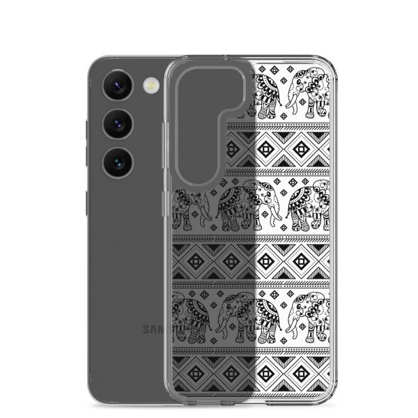 Elephant Mandala Samsung Clear Case