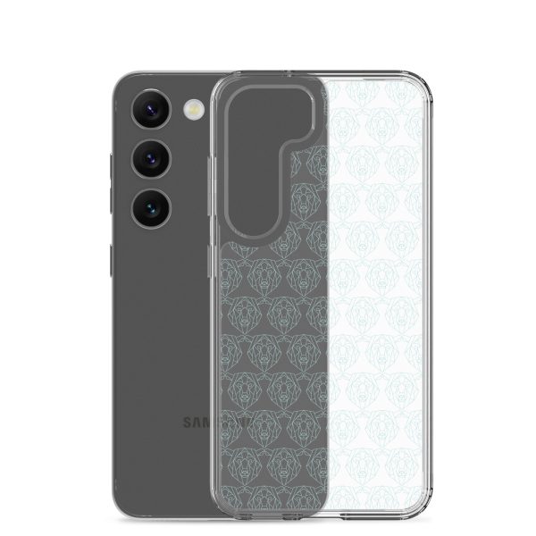 clear-case-for-samsung-samsung-galaxy-s23-case-with-phone-6a53d15d0be1b.jpg Polygonal Bear Samsung Clear Case