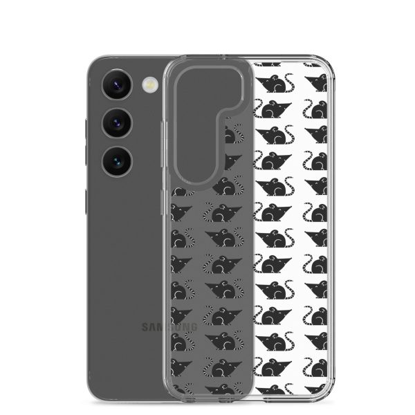 Rat Silhouette Samsung Clear Case
