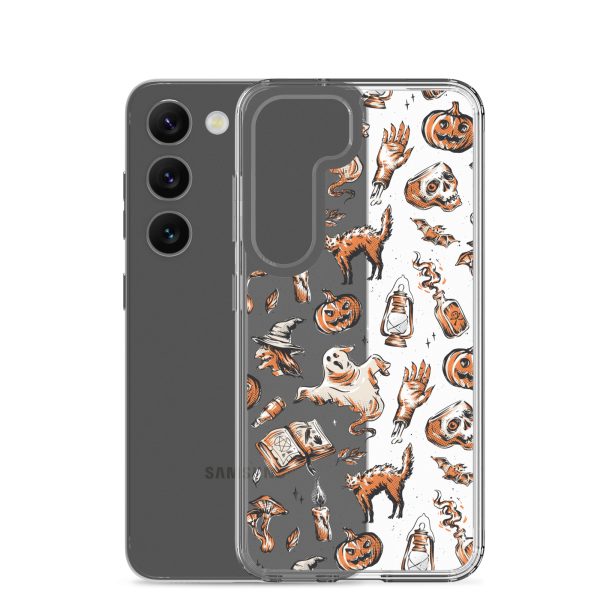 Vintage Halloween Samsung Clear Case
