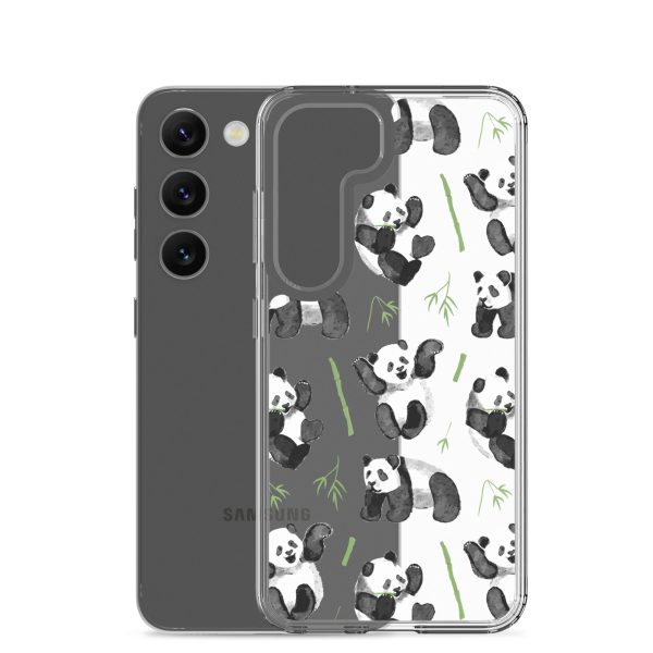 clear-case-for-samsung-samsung-galaxy-s23-case-with-phone-6a53d4bd63932.jpg Watercolor Panda Bear Samsung Clear Case