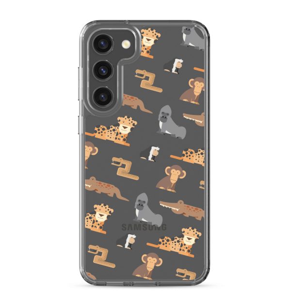 African Jungle Animals Samsung Clear Case