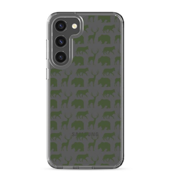 Animals Silhouette Samsung Clear Case