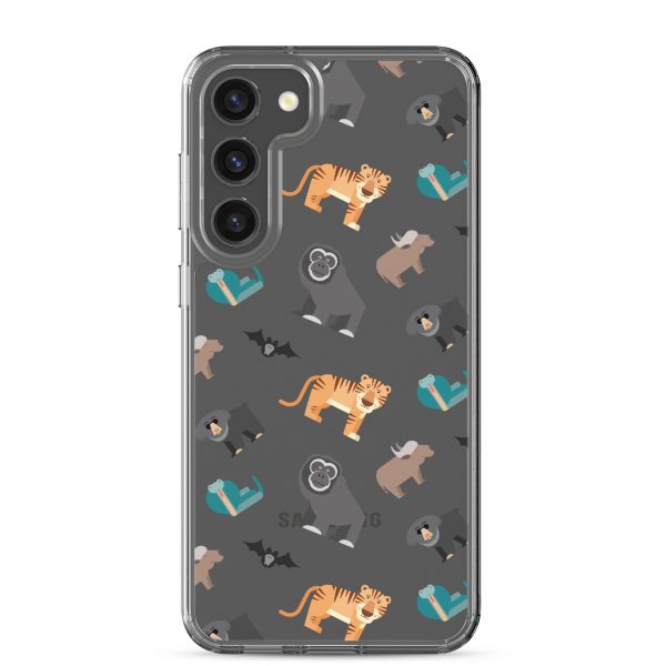 Asian Jungle Animals Samsung Clear Case
