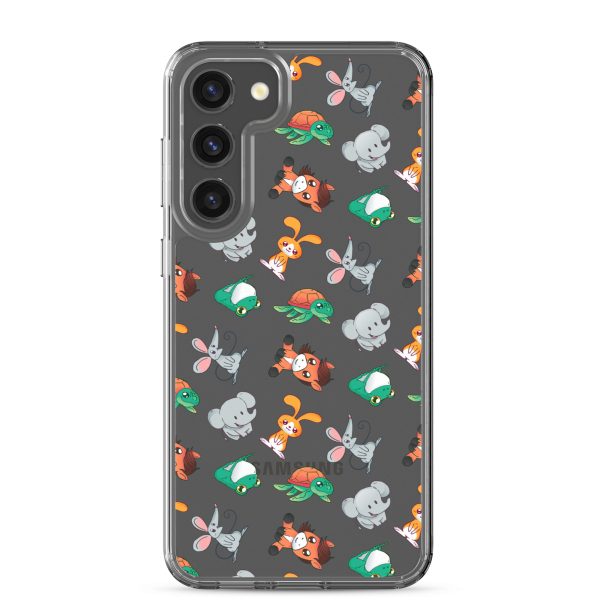 Cute Animals Samsung Clear Case