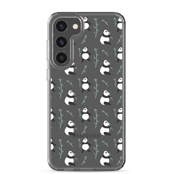 Cute Panda Samsung Clear Case