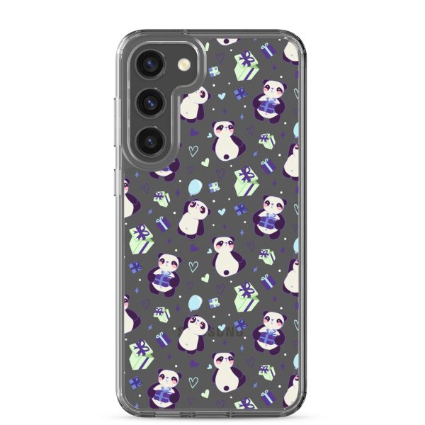 Cute Panda Presents Samsung Clear Case
