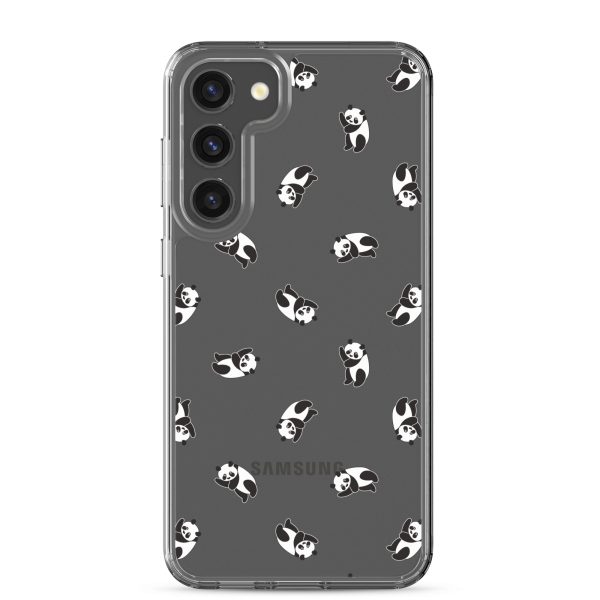 Cute Pandas Samsung Clear Case