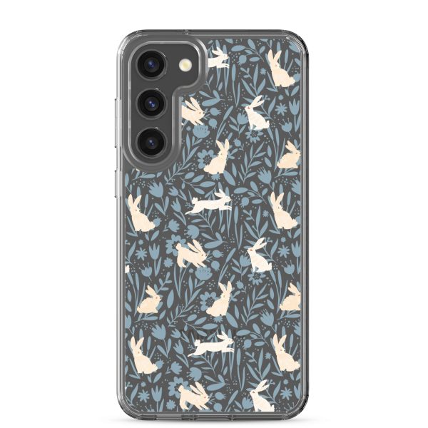 Easter Hopping Bunnies Samsung Clear Case