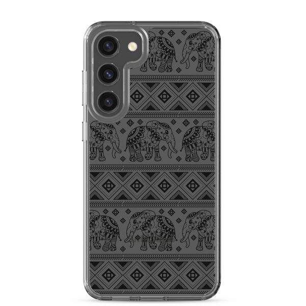 Elephant Mandala Samsung Clear Case