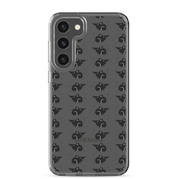 Rat Silhouette Samsung Clear Case