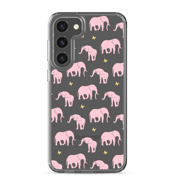 clear-case-for-samsung-samsung-galaxy-s23-plus-case-on-phone-6a53d25eea282.jpg Seamless Elephant Silhouette Samsung Clear Case