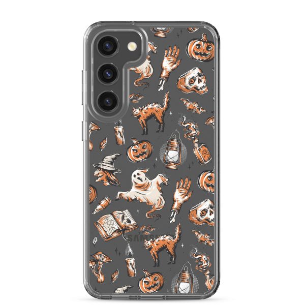 Vintage Halloween Samsung Clear Case