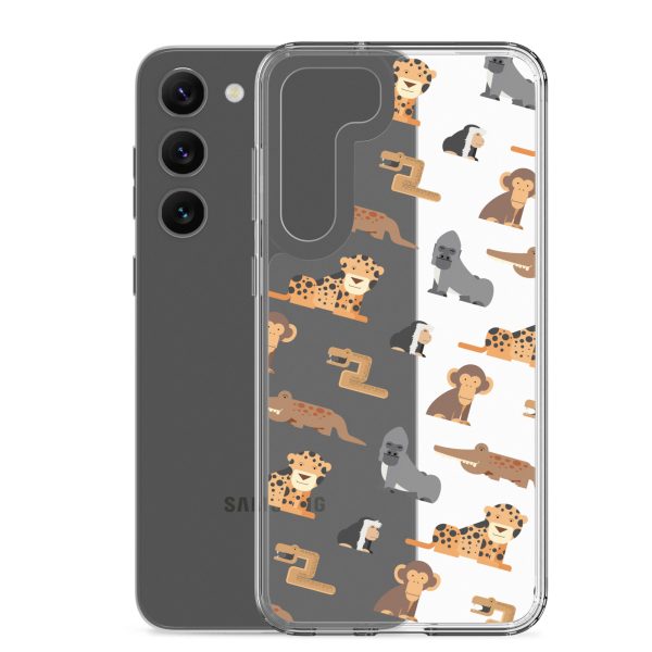 African Jungle Animals Samsung Clear Case