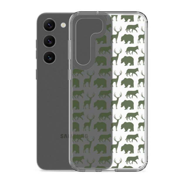Animals Silhouette Samsung Clear Case