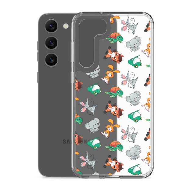 Cute Animals Samsung Clear Case