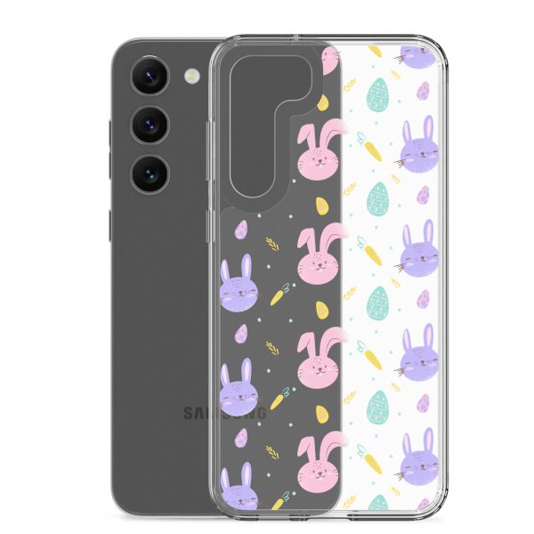 Cute Easter Bunnies Samsung Clear Case